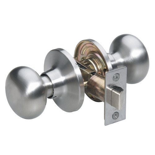 Prassage Knob Biscuit,Satin Nickel
