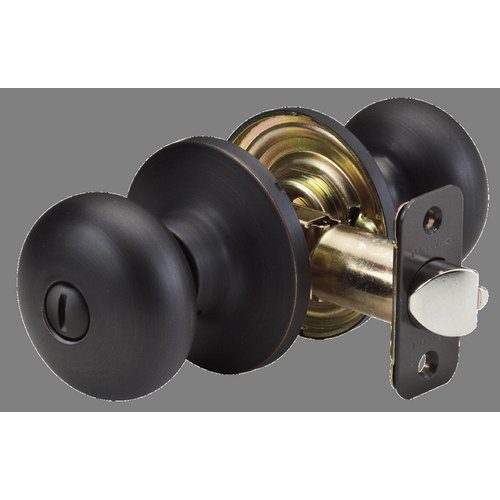 Privacy Knob Biscuit, Aged Bronze