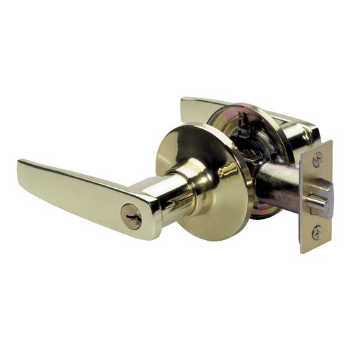 Entry Lever Straight/Polished Brass SC1