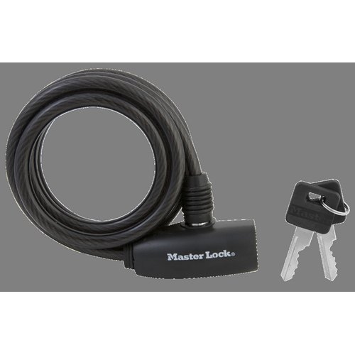 CABLE, LOCKING KEYED 6' x 5/16' SELF COILING