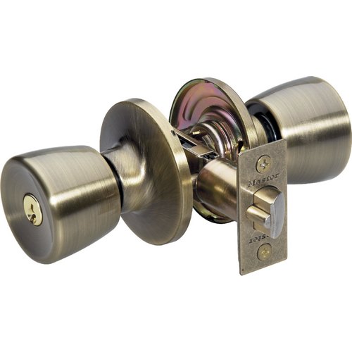 Tulip, Antique Brass, Keyed Entry Vis PK
