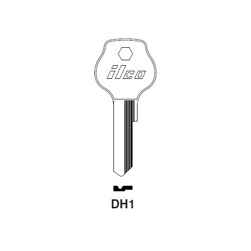 Ilco DH1 uncut key blank for Daihatsu