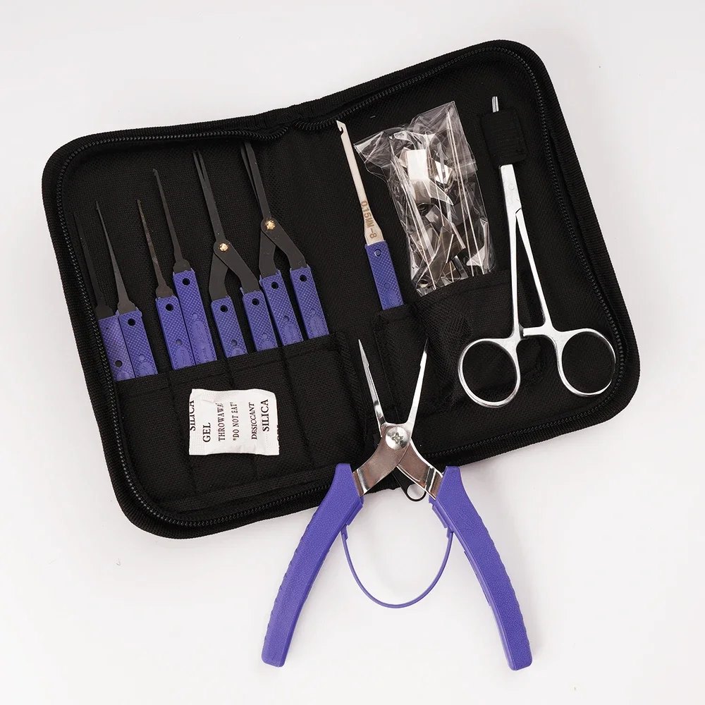 KLOM KL-308 Broken Key Extractor Locksmith Tools Kit Key Remove Hooks Hand tools for home maintenance