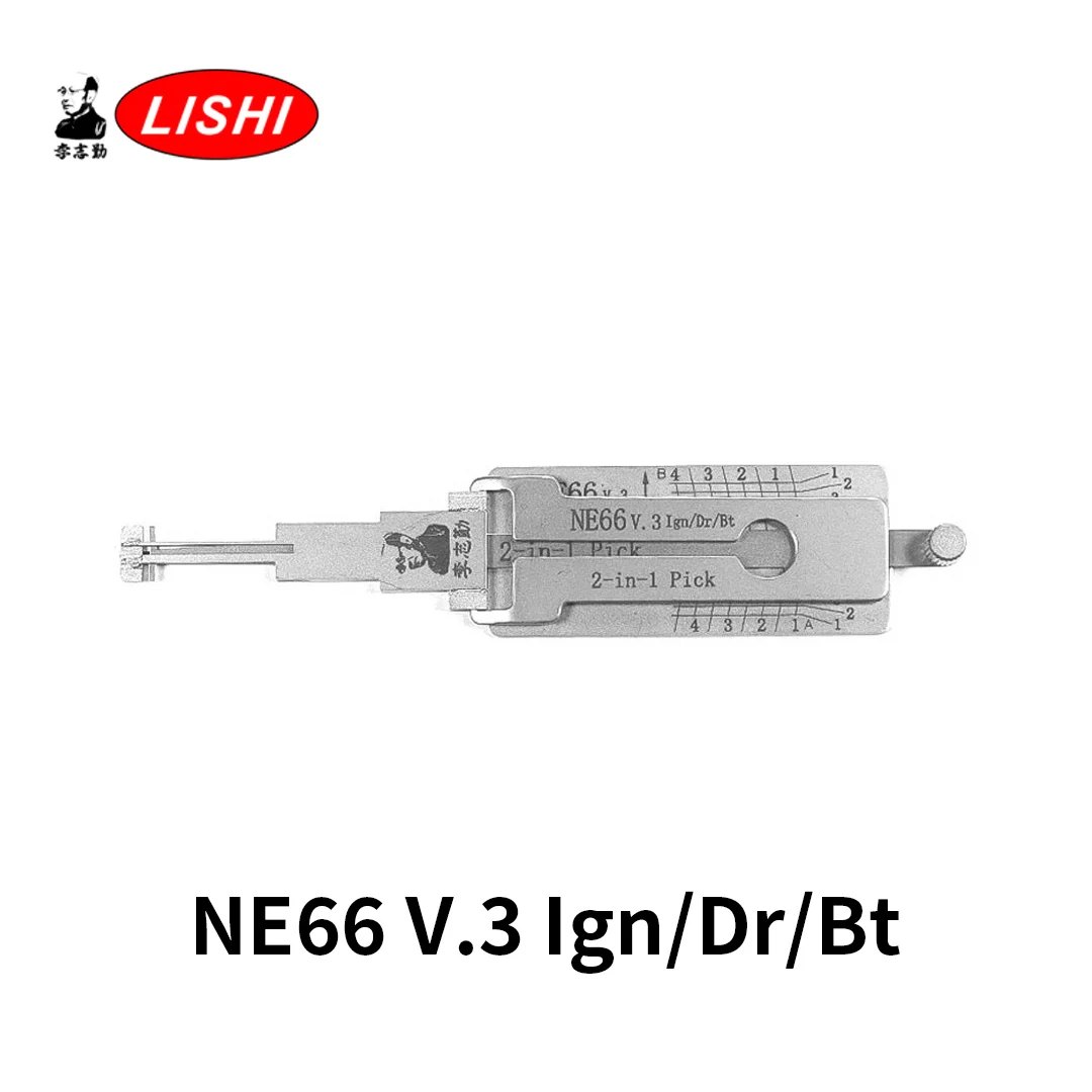 lishi 2 in 1 tool NE66 V.3 Ign/Dr/Bt