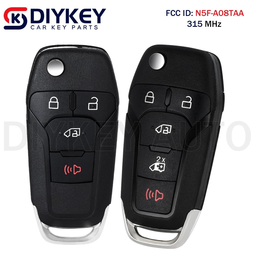 N5F-A08TAA Flip Remote Key Fob for Ford Transit 2019 2020 Transit Connect 2020 2021 2022 2023 2024 164-R8236 164-R8281 164-R8255