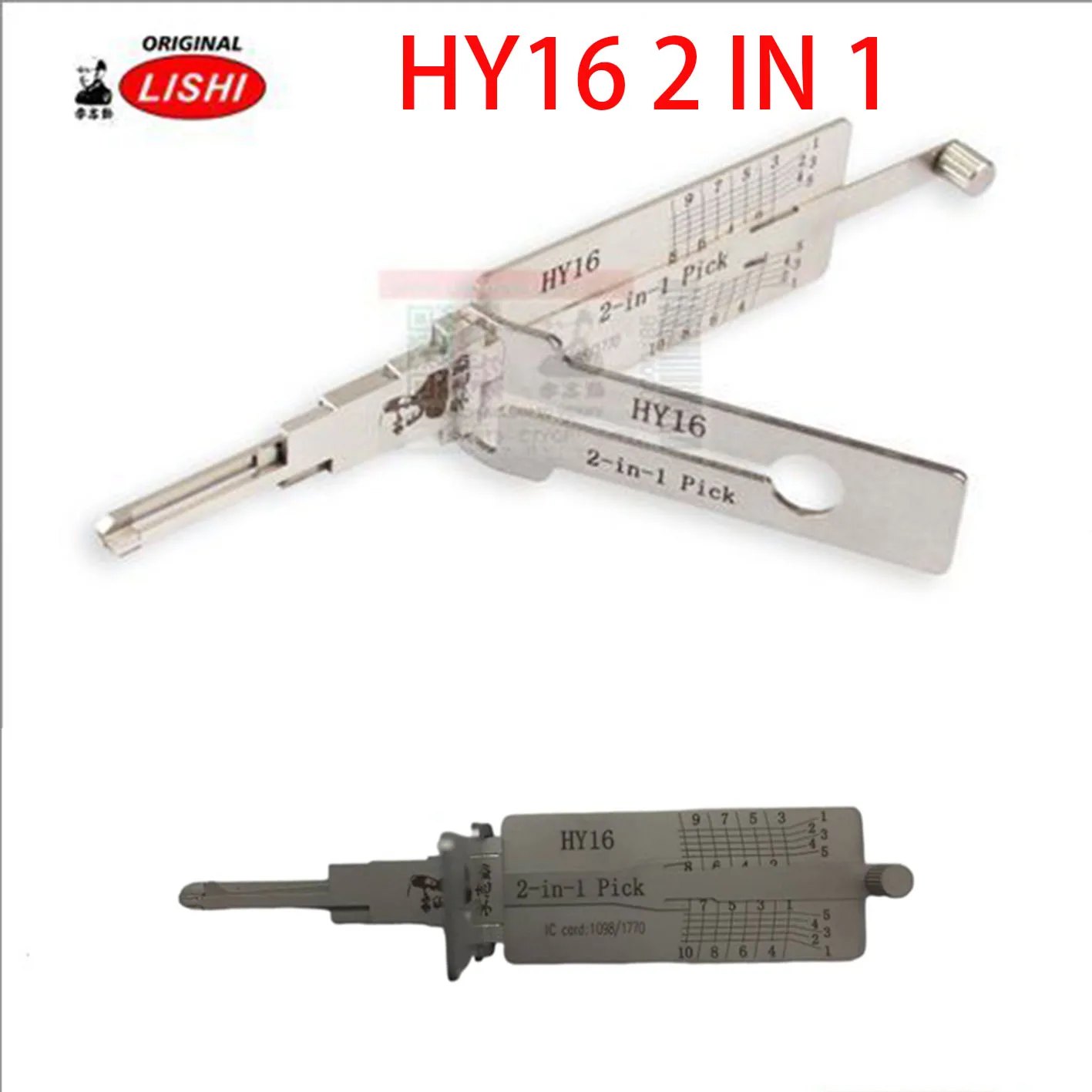 LISHI Auto. Pick - HYUNDAI - Suits Keyways HY-11 (HYN14) - DR/BT *Anti - Glare*