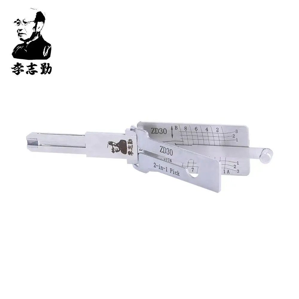 Lishi ZD30 decoder and pick for Zadi locks