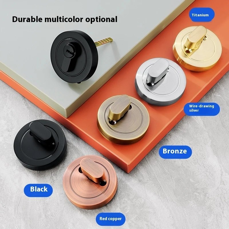 Copper Chrome Metal Single Cylinder Deadbolt Door Lock for Home And Gate Security
