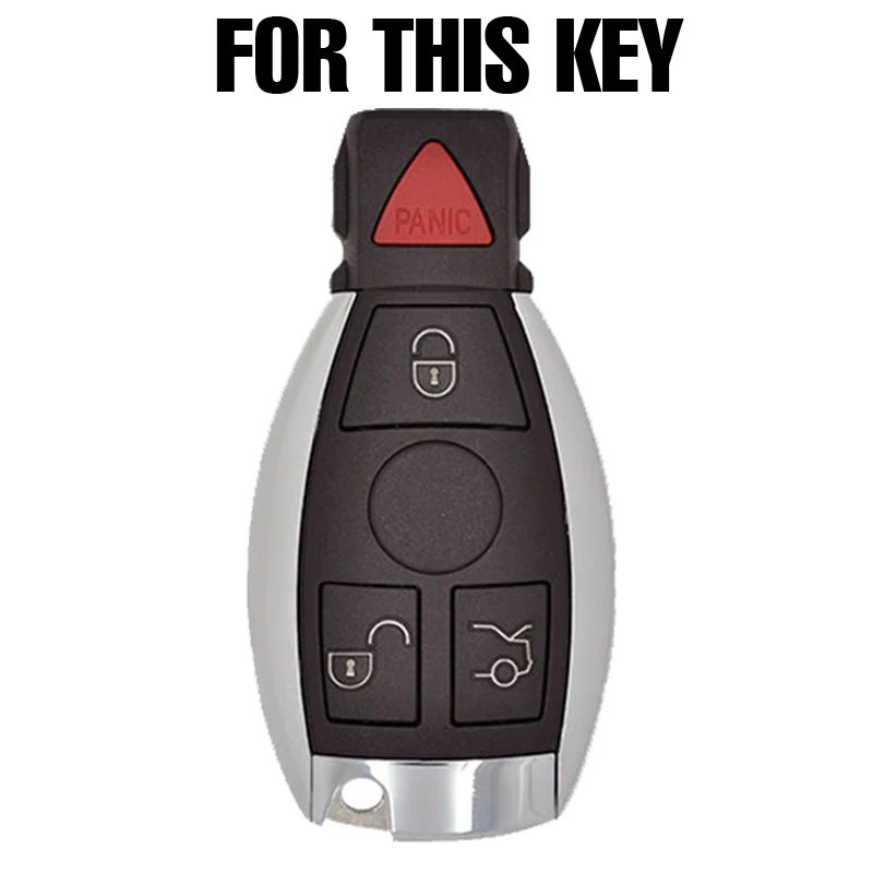 For Mercedes Benz W203 W211 CLK C180 E200 AMG C E S Class 3 Button Silicone Car Remote Key Fob Shell Cover Case