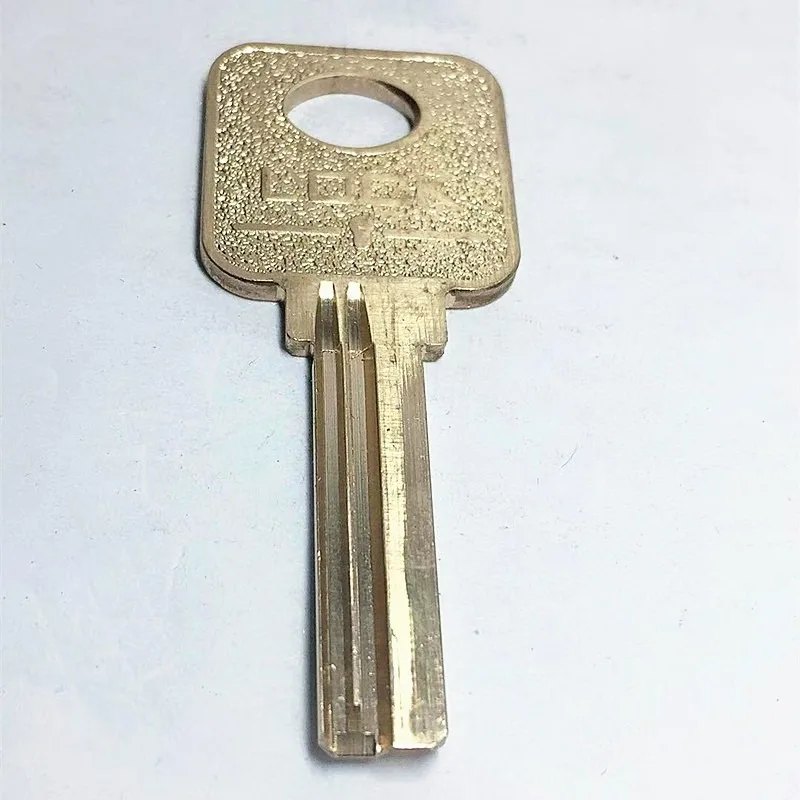 30PC Pure Copper Square Handle Key Embryo, Single Row Computer Perforated Wooden Door, Room Door, Indoor Door Lock Key Embryo
