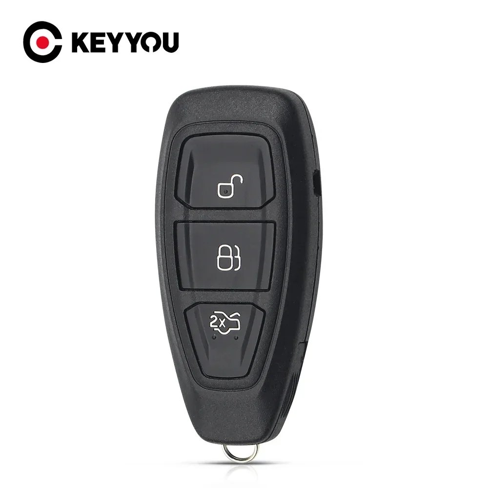 KEYYOU 1PCS NEW 3 Buttons Remote Car Key Shell For Ford Focus C-Max Mondeo Kuga Fiesta Galaxy S-Max B-Max Case Replace