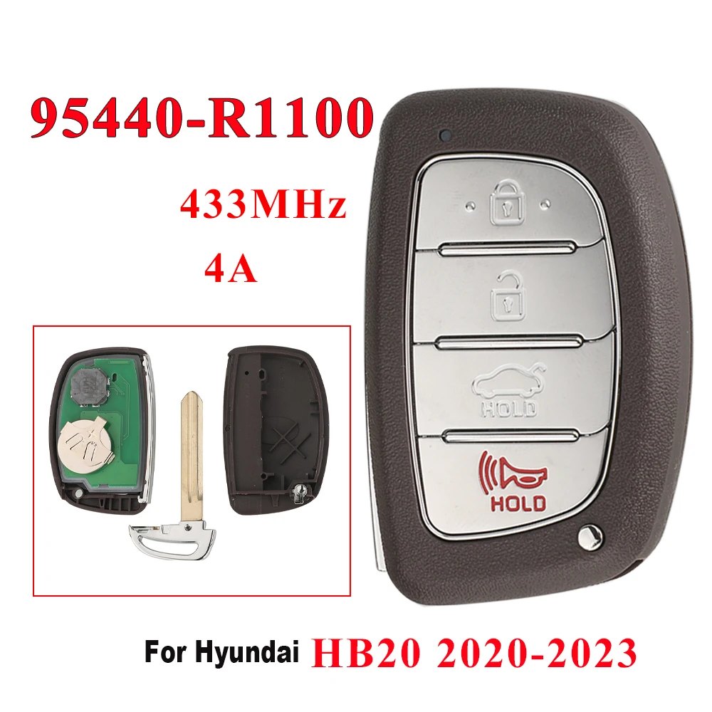 Hyundai HB20 smart remote control key
