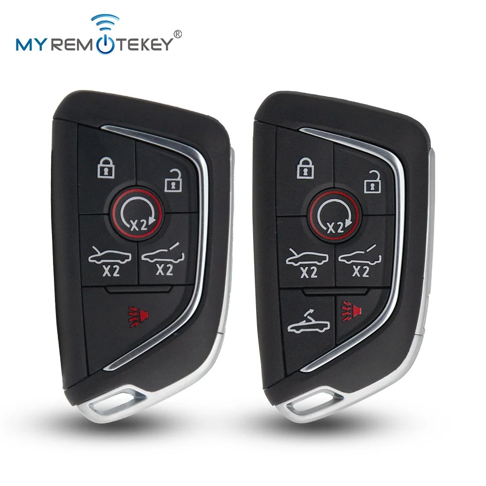 MYremotekey FCC YG0G20TB1 Smart Key Shell 6/7 Button for 2020-2021 Chevrolet Corvette C8 PN 13538851 13538852