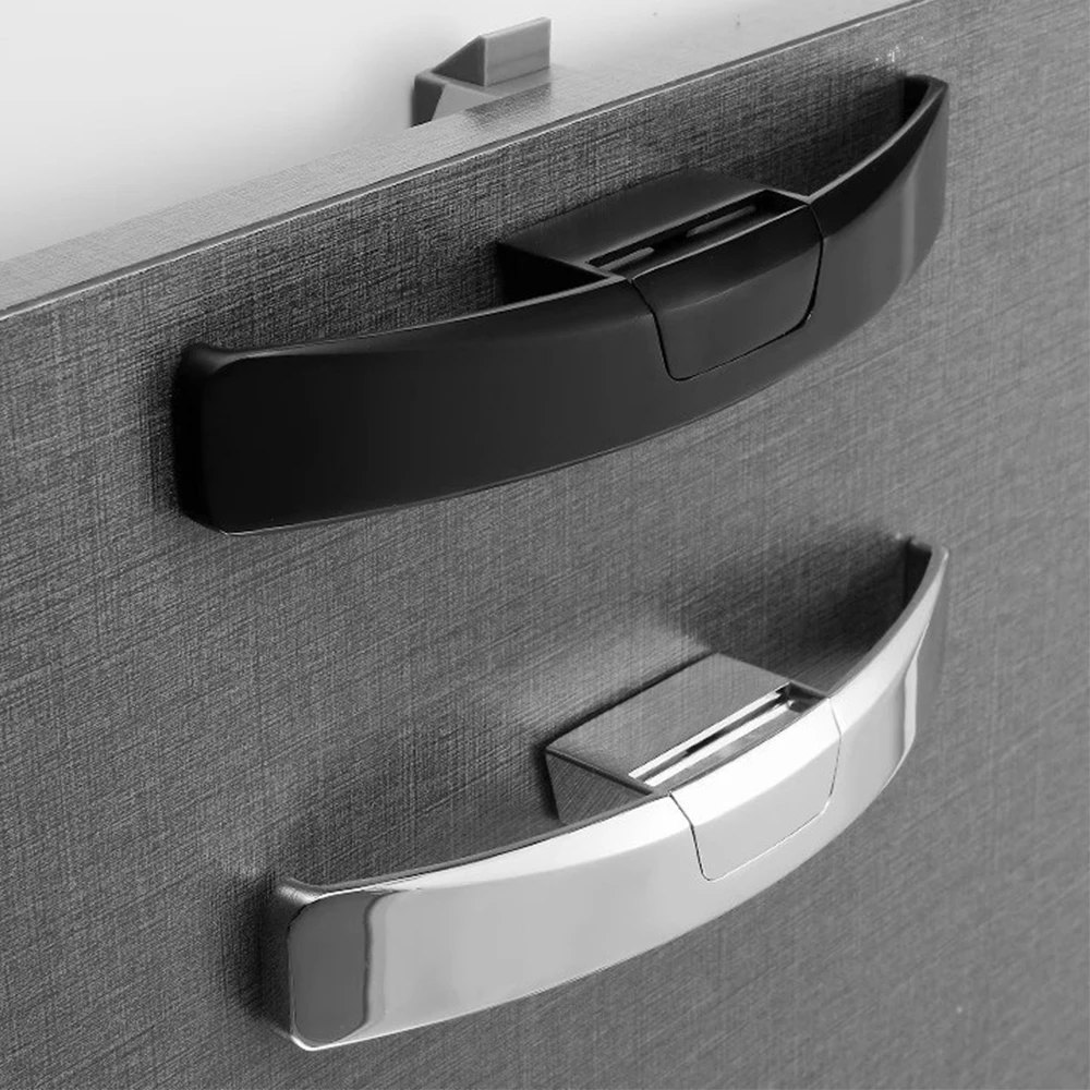 Push lock handle on 128mm centres