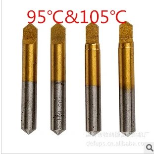 4pcs/lot 95 degree and 105 degree HSS End Mill Key Cutter For different brand Vertical Key Machine Parts